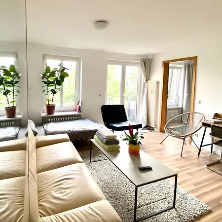 Ber, Quiet, Green, View, Near Terminal, Berlin Parking Apartment