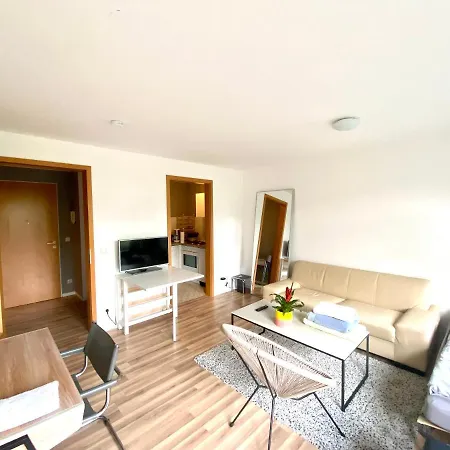 Ber, Quiet, Green, View, Near Terminal, Berlin Parking Apartment Schoenefeld